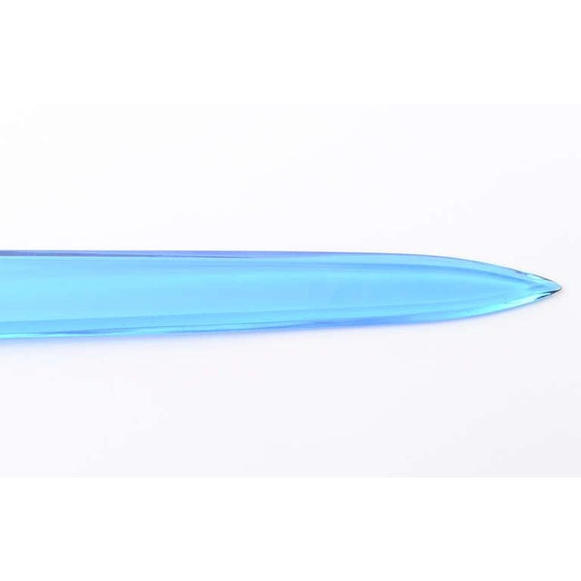 Murano Signed Venini Glass Object or Sculpture 1970's For Sale - Image 9 of 9