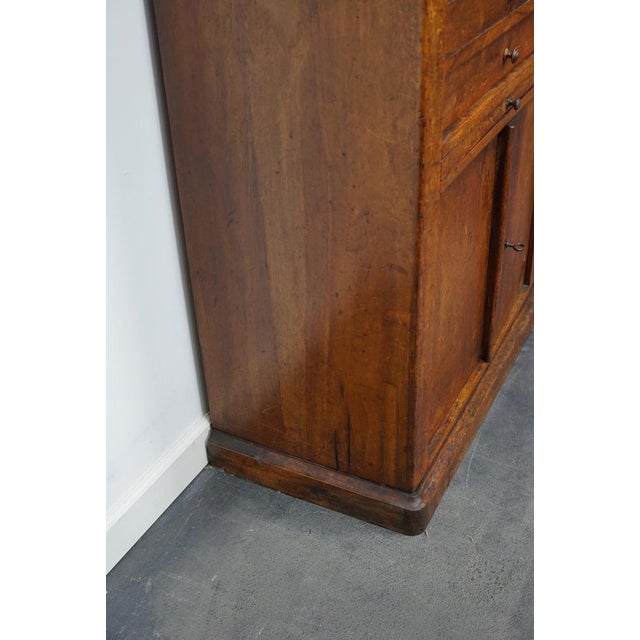 Antique French Walnut Clock Cabinet, 1920s For Sale - Image 14 of 18