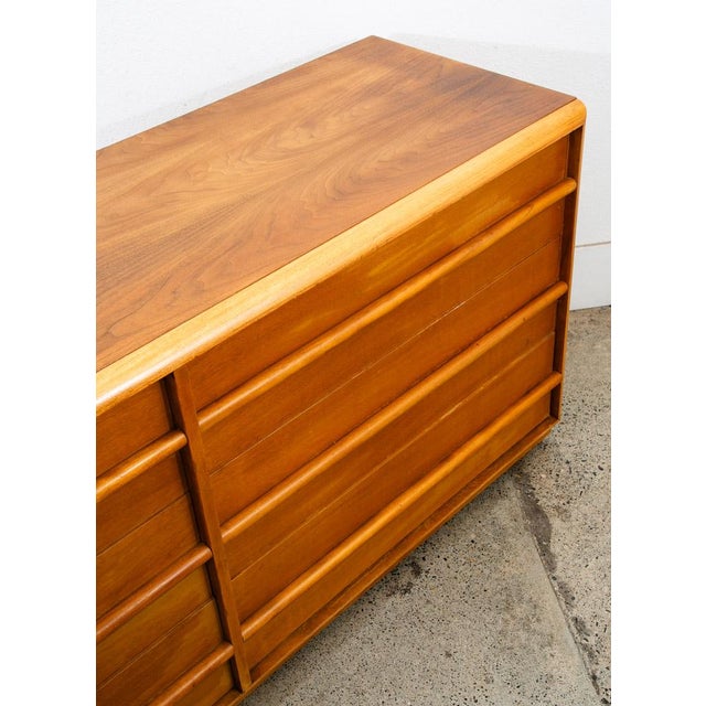 1960s Mid Century Modern Dresser Credenza Widdicomb T.H. Robsjohn Gibbins 6 Drawer For Sale - Image 12 of 12