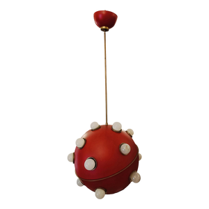 Mod. 553 Pendant Lamp by Oscar Torlasco for Lumi, Italy, 1960s