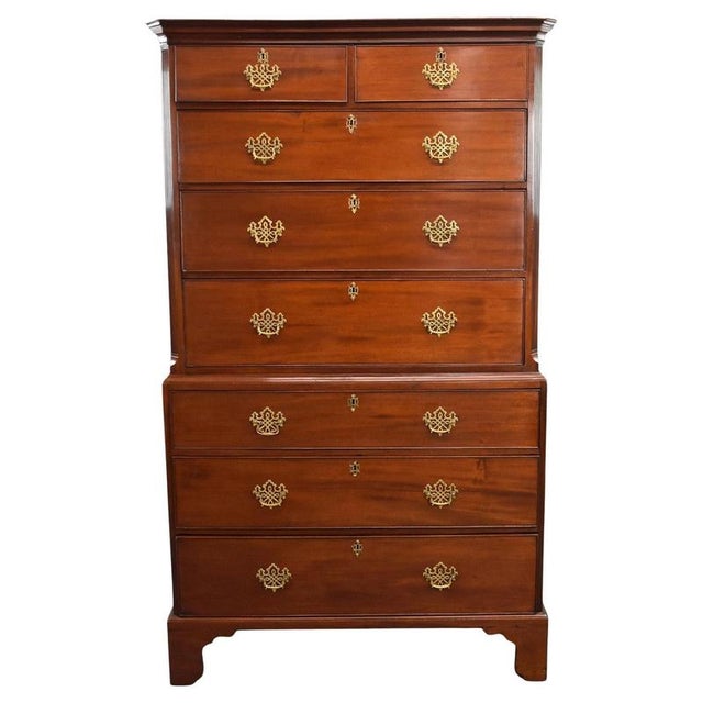 George III Mahogany Chest, 1800 For Sale - Image 9 of 9