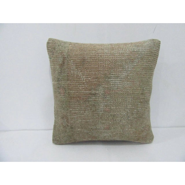 Faded Distressed Pillow Cover For Sale - Image 4 of 4
