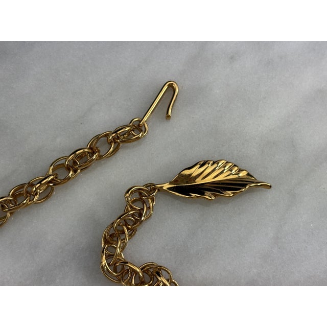 Traditional Vintage Louis Feraud Paris Costume Necklace - White Floral Statement Piece For Sale - Image 3 of 9