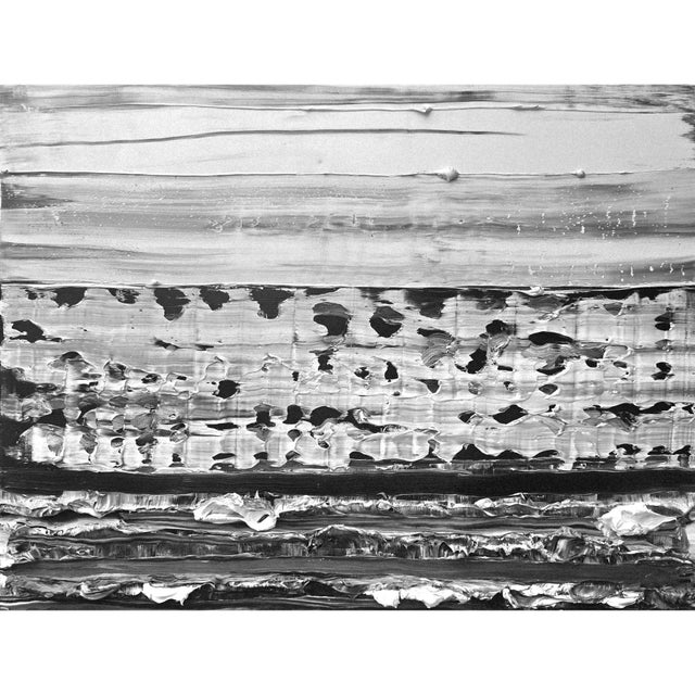 Emotional Topography — Horizon (No. 1) | Original Black & White Abstract Seascape by Diane Grant For Sale - Image 12 of 13