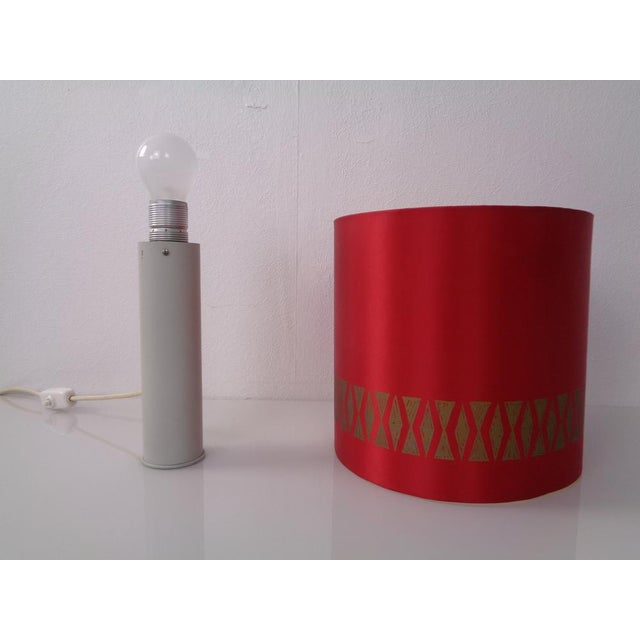 Minimalist Table Lamp in Aluminum, Germany, 1960s For Sale - Image 9 of 18