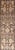 Nazmiyal Collection Brown Background Tribal Animal Design Modern Runner Rug For Sale