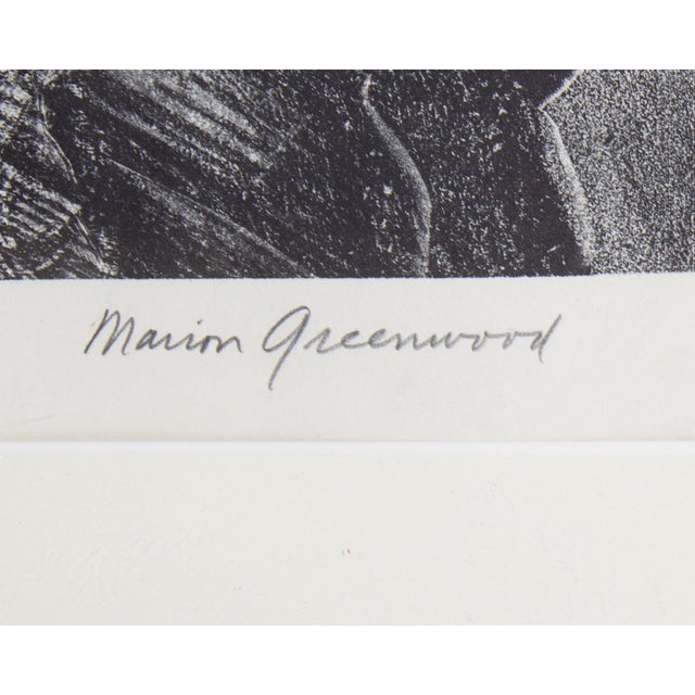 1950 “Eastern Memory” Lithograph of a Woman by Marion Greenwood For Sale - Image 4 of 7