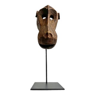 Antique Old Mali Baboon Mask For Sale