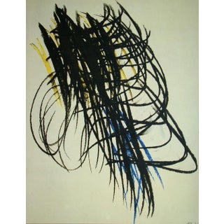 After Hans Hartung, Composition, 1960s, Offset Lithograph For Sale