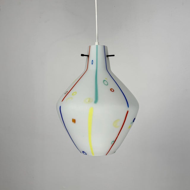 1960s Mid-Century Modern Murano Glass Pendant Lamp, 1960s For Sale - Image 5 of 5