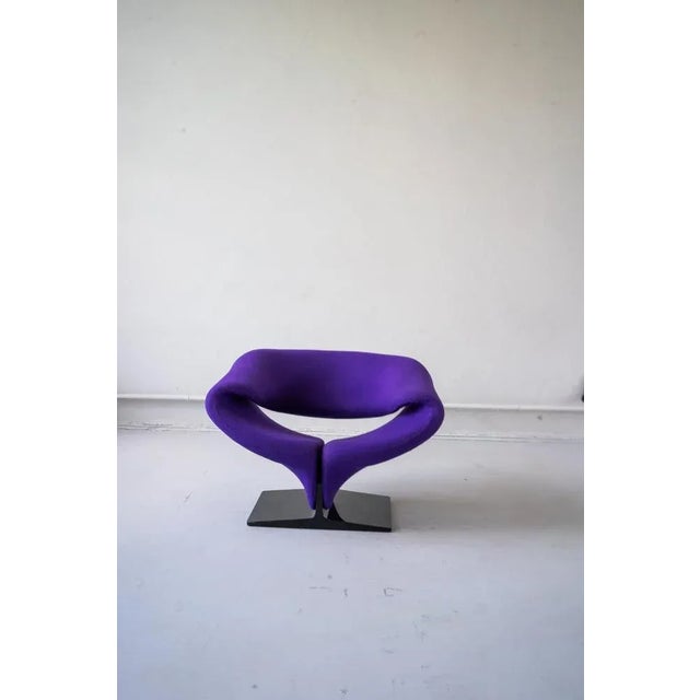 Ribbon Purple Armchair by Pierre Paulin for Artifort, 1966 For Sale - Image 6 of 6