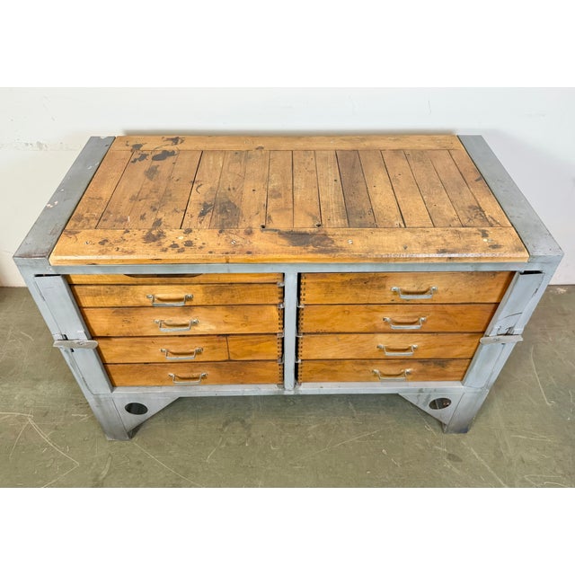 Vintage Industrial Chest of Drawers, 1960s For Sale - Image 4 of 18