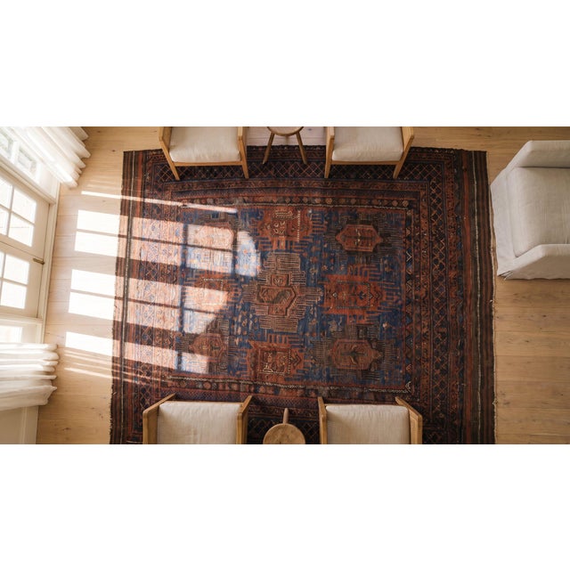 Late 19th Century n.e. Persian Baluch Carpet For Sale - Image 11 of 12