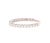 Contemporary 0.64 Carat Diamond 14 Karat White Gold Stackable Band, Size 7 For Sale - Image 3 of 6