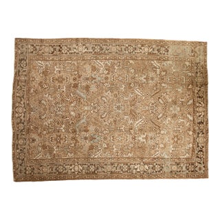 Vintage Distressed Mehrivan Carpet - 7'11" x 10'8" For Sale