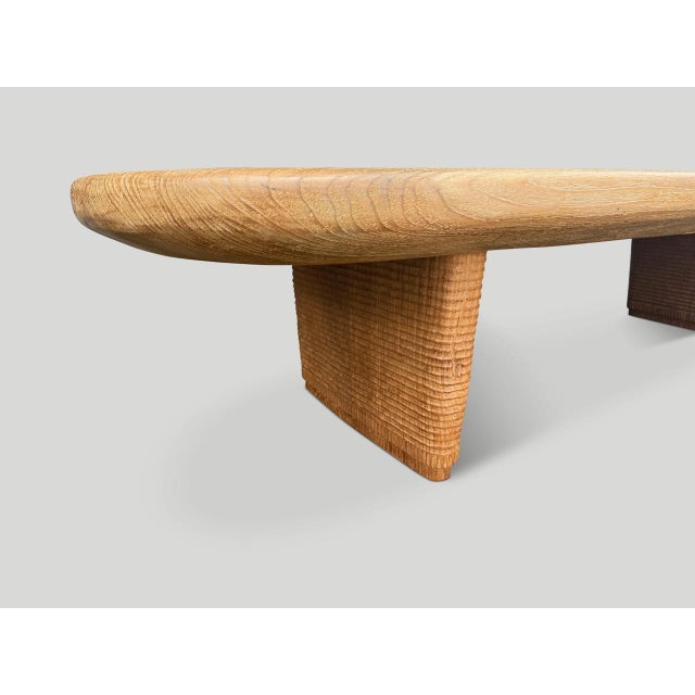Andrianna Shamaris Mid Century Couture Oval Coffee Table For Sale - Image 14 of 18
