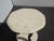 Pair of Vintage Victorian Style Two Tier Marble Top Side Tables ~ Accent Tables For Sale - Image 9 of 17
