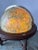 Vintage Rewired Repogle Lighted Library Globe on Wooden Stand For Sale - Image 6 of 12