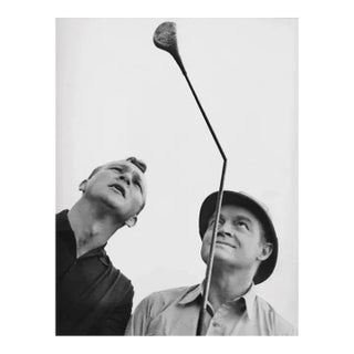 Arnold Palmer and Bob Hope With Bent Golf Club Archival Pigment Print For Sale
