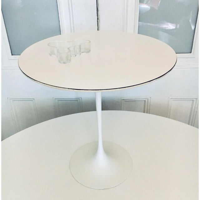 Mid-Century Modern Eero Saarinen Tulip Side Table for Knoll Mid Century Modern Danish 1960s For Sale - Image 3 of 7