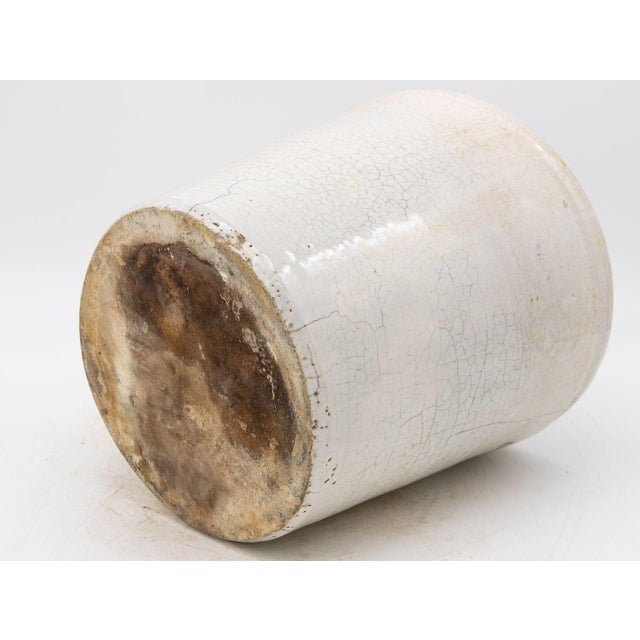 Beige Antique Stoneware Urn, Italy Early 20th C. For Sale - Image 8 of 10