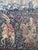 19th-Century Wool and Silk Tapestry — Medieval Courtly Scene For Sale - Image 4 of 13