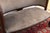 Vintage Curved Mahogany and Crushed Velvet Settee Bench For Sale - Image 4 of 7