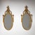 Gold Mid-Century Oval Giltwood Wall Mirrors, Italy, Set of 2 For Sale - Image 8 of 8