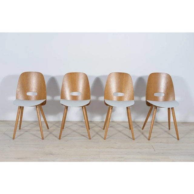Lollipop Chairs by František Jirák for Tatra, 1960s, Set of 4 For Sale - Image 12 of 12