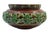 Mid 20th Century Bordallo Pinheiro Jardinière Bowl With Frogs & Artichoke Leaf Border For Sale - Image 5 of 10