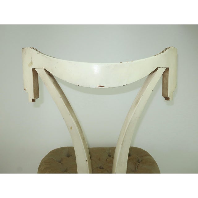 Grosfeld House Accent Chair With Hand Carved Swag Detail, 1940's For Sale - Image 12 of 15