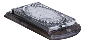 Block Holder in Silver