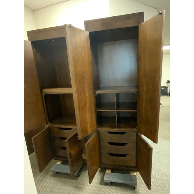 A Pair of Vintage Henredon Cabinets in Campaign Style For Sale - Image 17 of 17