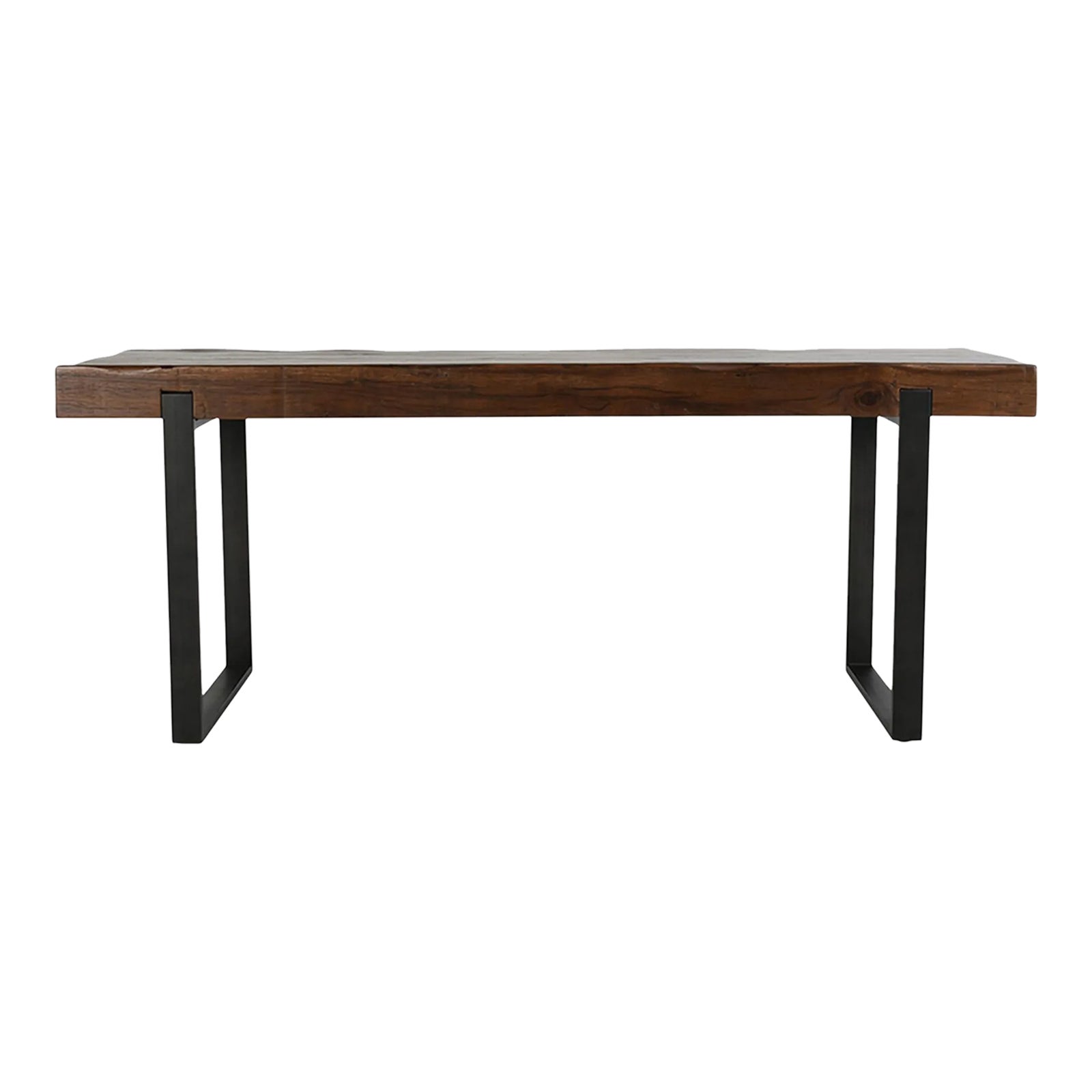 Mod Rustic Wood Counter Table | Chairish