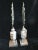 Rococo Italian 19thc Ornate Brass & Wood Flambeau Altar Candle Reflector Pair For Sale - Image 3 of 11