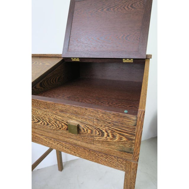 Danish Standing Desk and Stool, 1960s, Set of 2 For Sale - Image 4 of 17