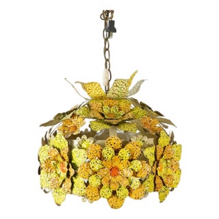 1970s Mexican Handmade lamp made in cut steel For Sale