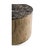 Wood Organic Modern Wood and Stone Accent Table For Sale - Image 7 of 7