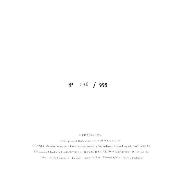 w/ price list laid-in Chanel 1996 Limited edition No 246/ 999 12 1/2" x 10 1/2" 1996.. Illustrator: LE TAN (Pierre),...