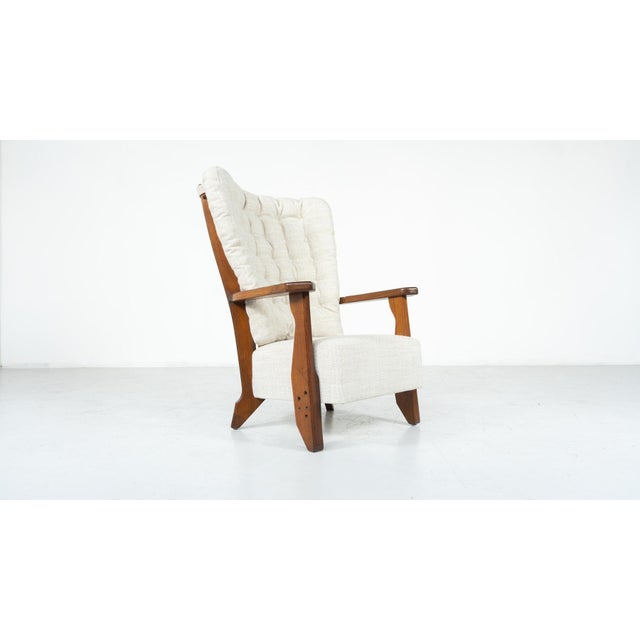 Vintage Madame Lounge Chairs by Guillerme and Chambron for Votre Maison, 1950, Set of 2 For Sale - Image 9 of 18