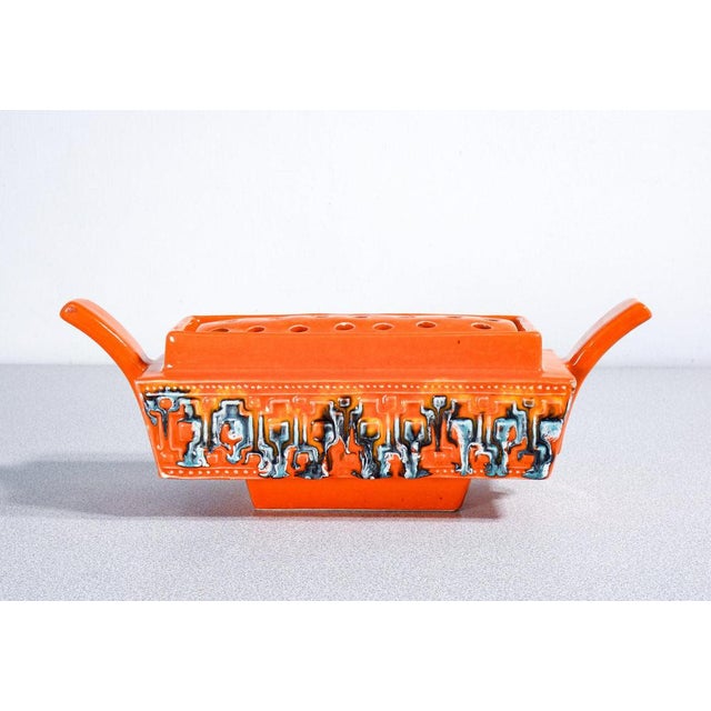 Enamelled Ceramic Incense Burner by Roberto Rigon For Sale - Image 17 of 18