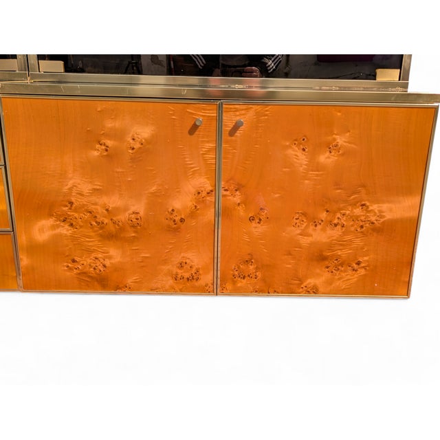 Vintage Burl Wood Display Cabinet, 1980s For Sale - Image 6 of 14