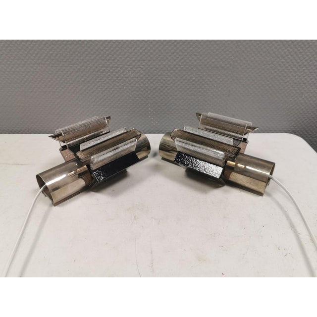 1970s Vintage Danish Wall Lamps by Claus Bolby for Cebo, 1960s, Set of 2 For Sale - Image 5 of 15