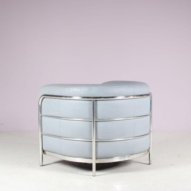 Metal Onda Chair by De Pas, D'Urbino and Lomazzi for Zanotta, Italy, 1980s For Sale - Image 7 of 12