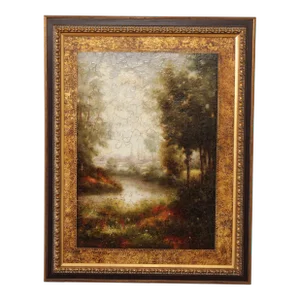 Vintage American Impressionist Style Painting of a Stream, After William Otto Emerson