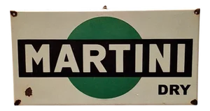 Martini Dry Advertising Sign