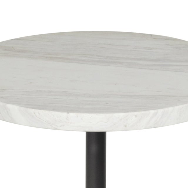 A beautiful footnote to any sophisticated room, the Arthur Accent Table features a round marble top paired with a modern,...