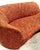 Weiman Furniture Company Post Modern Serpentine Cloud Sofa, in Boucle For Sale - Image 9 of 15