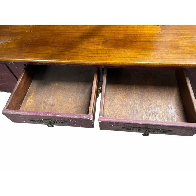 Eggplant Mid 18th Century French Provincial Sideboard For Sale - Image 8 of 12