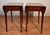 Brown 1930s Pair of Weiman Regency Mahogany & Leather Top Pembroke Side / End Tables For Sale - Image 8 of 18